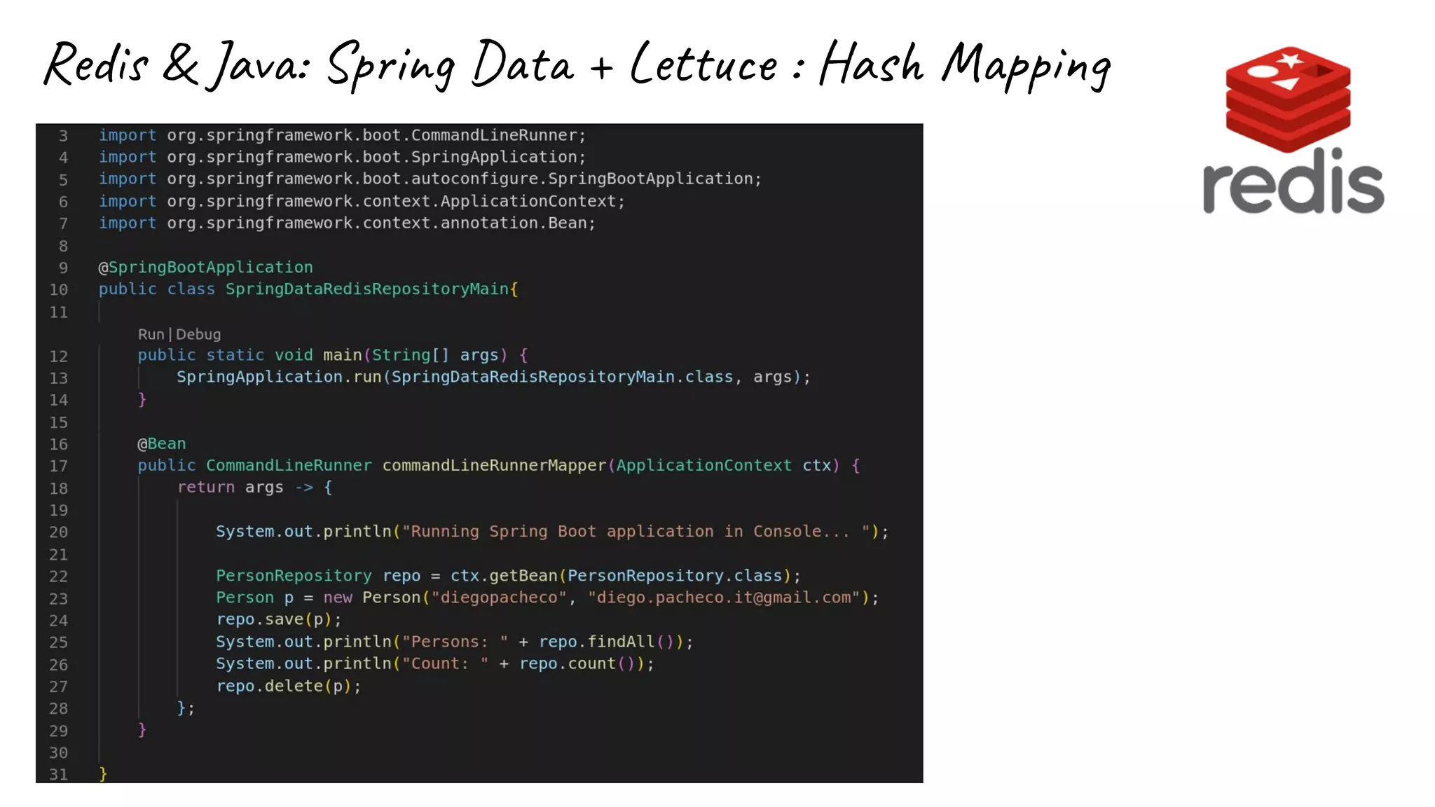Redis & Java: Spring Data + Lettuce : Hash Mapping
 