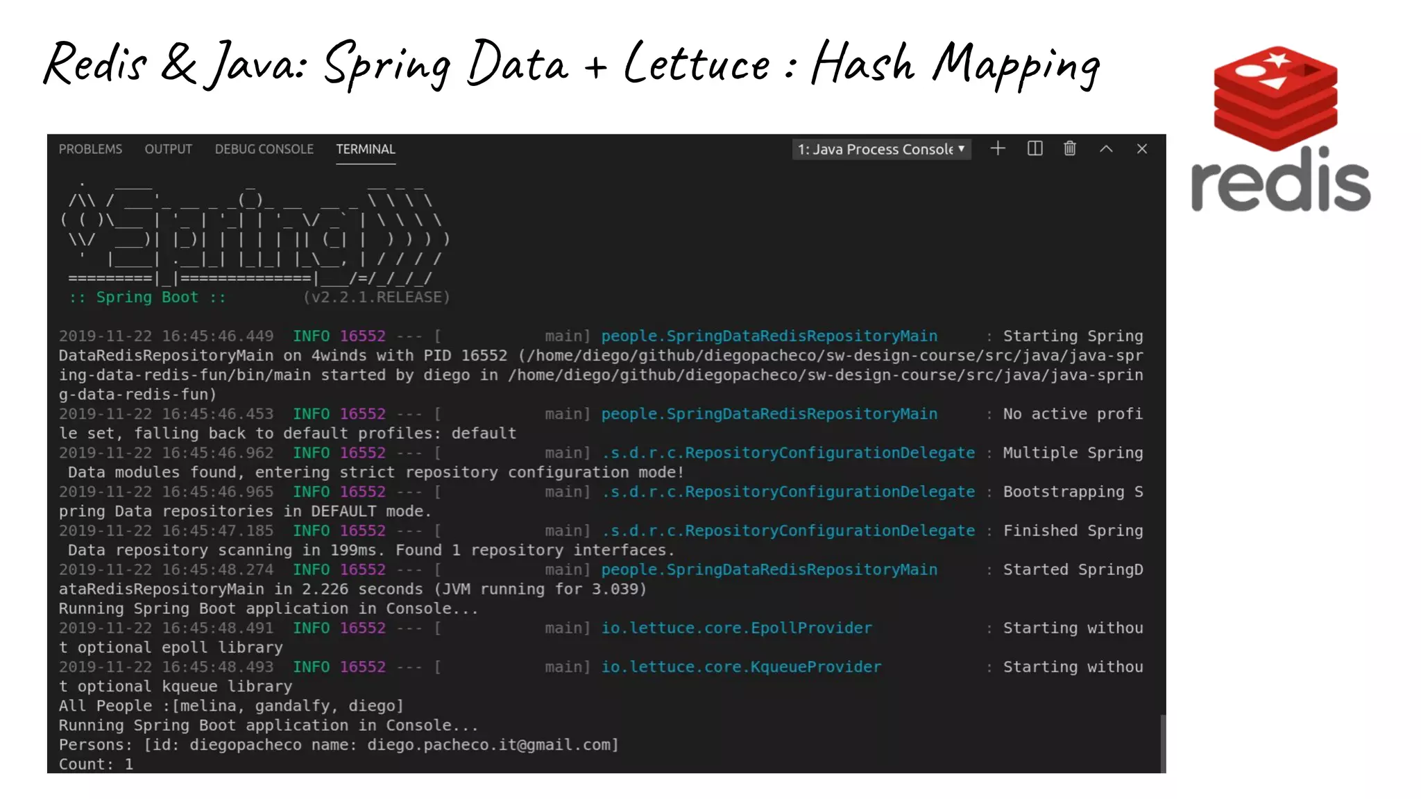 Redis & Java: Spring Data + Lettuce : Hash Mapping
 