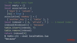 Redis Lua Scripts | PDF