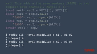 Redis Lua Scripts | PDF