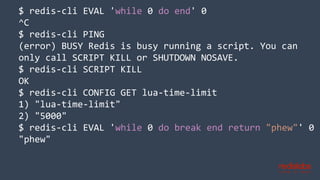 Redis Lua Scripts | PDF