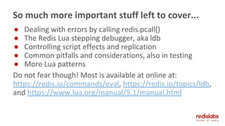 Redis Lua Scripts | PDF