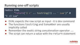 Redis Lua Scripts | PDF