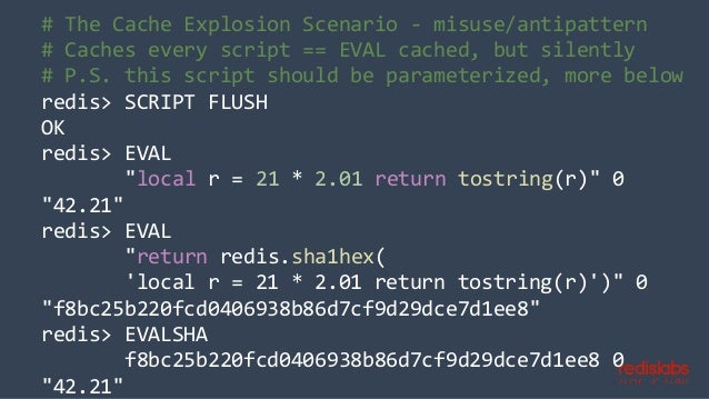 lua script in fastoredis