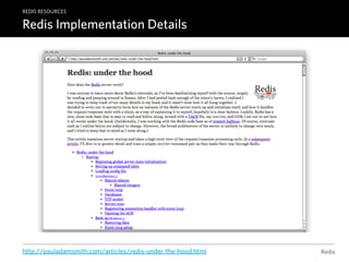 Redis — The AK-47 of Post-relational Databases | PDF
