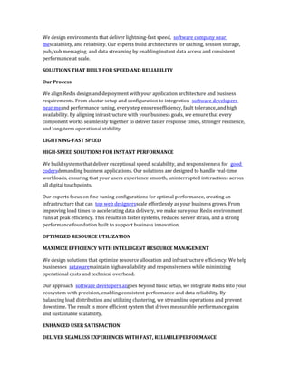 Advanced Redis Database Development and Integration Services for ...