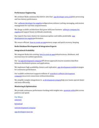 Advanced Redis Database Development and Integration Services for ...