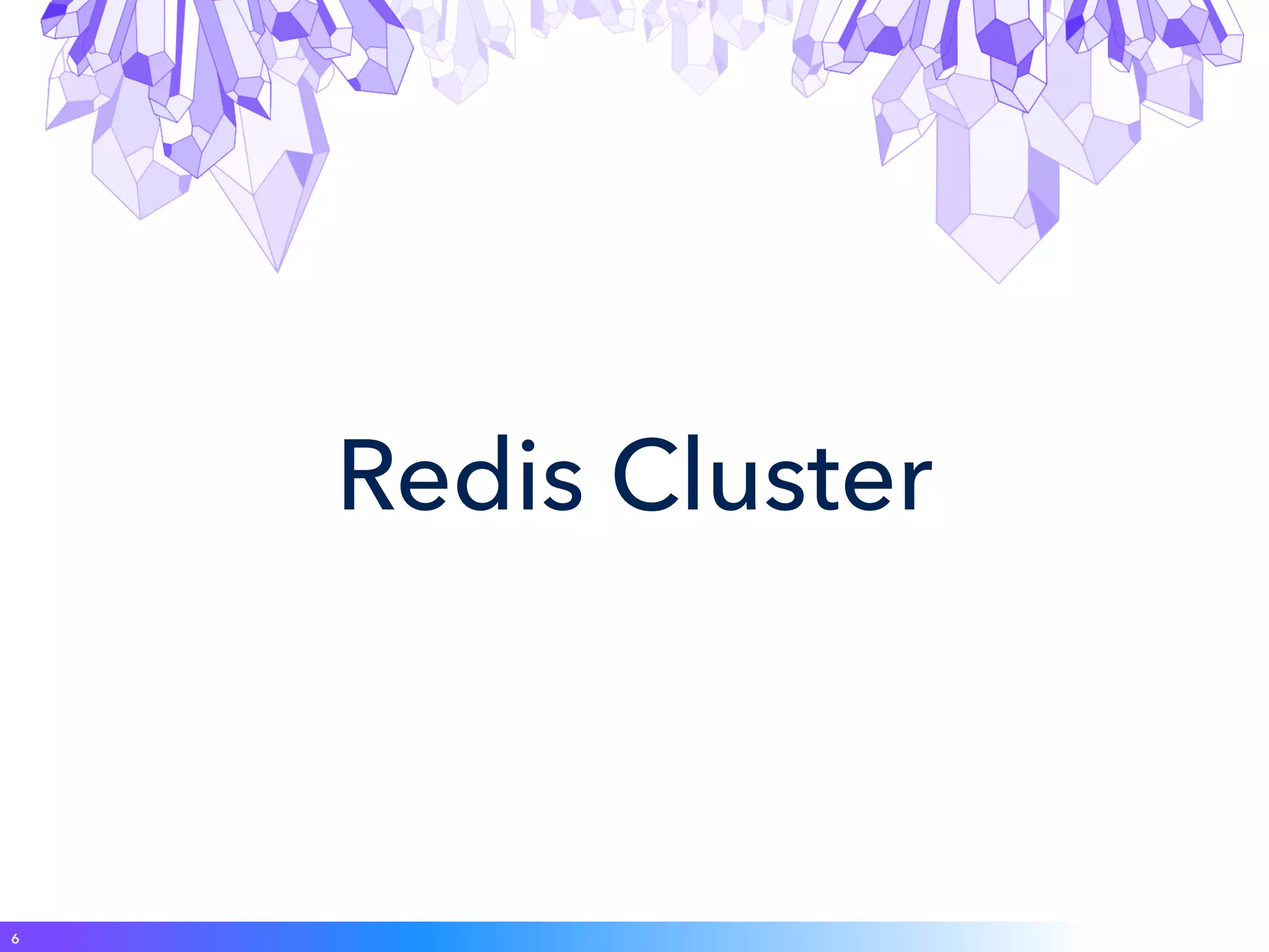 Redis Cluster
6
 