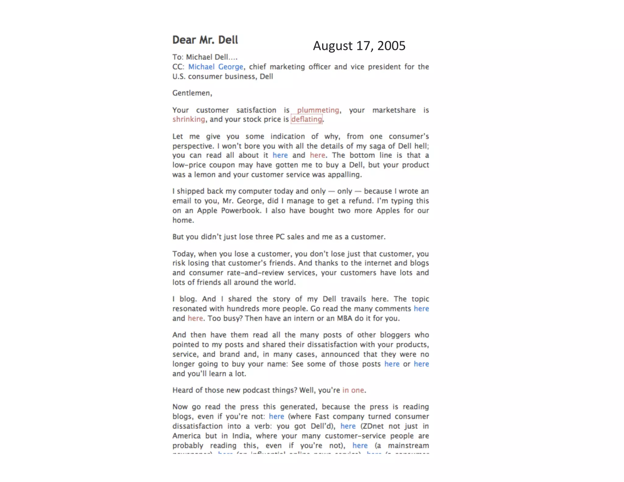 August	
  17,	
  2005	
  
 