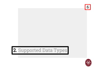 2. Supported Data Types
6
 