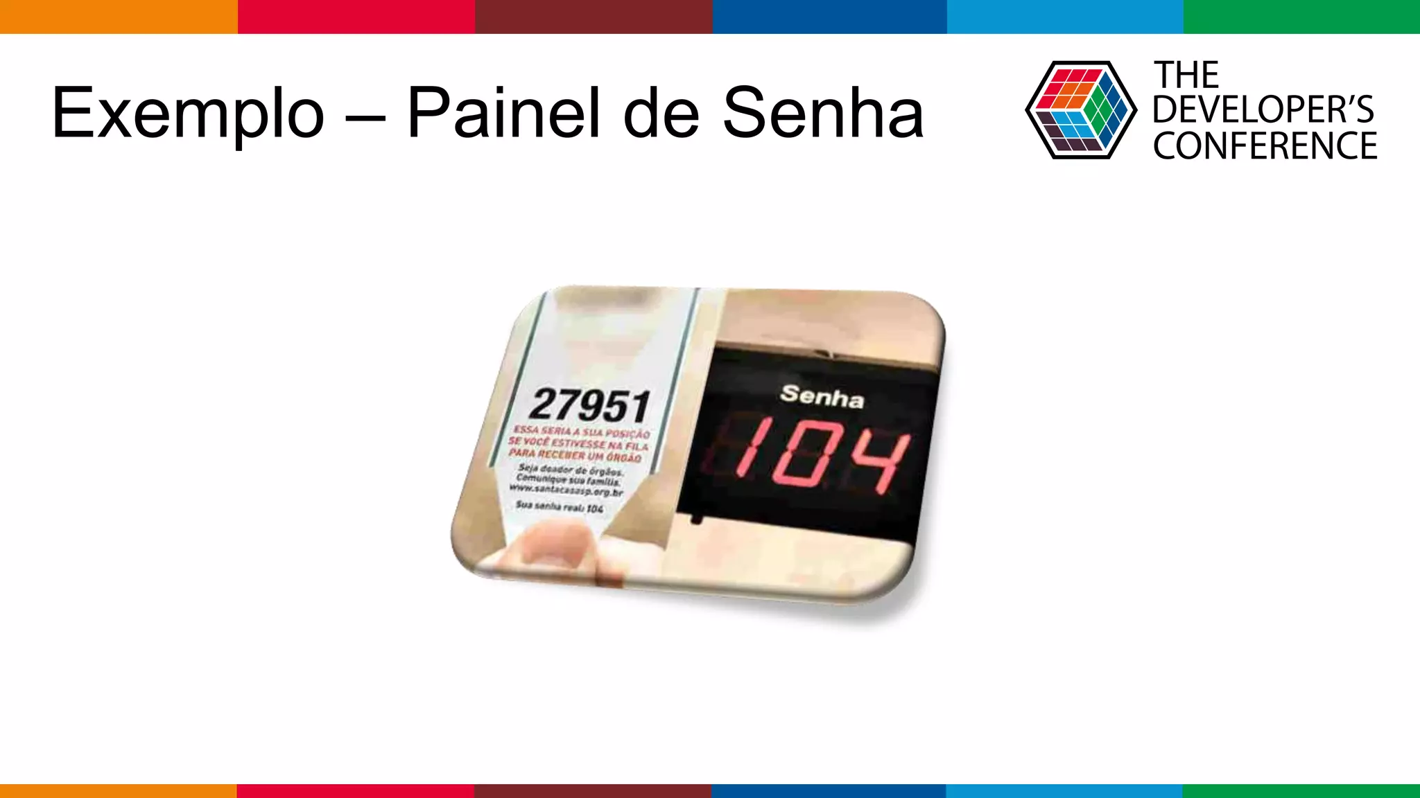 Globalcode – Open4education
Exemplo – Painel de Senha
 