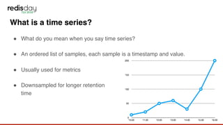 Redis Day TLV 2018 - Redis as a Time-Series DB | PPT
