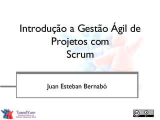 Introdução a Gestão Ágil de Projetos com Scrum ,[object Object]