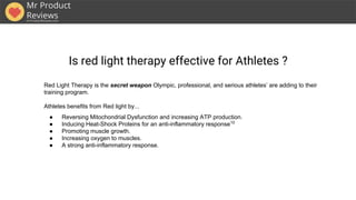 Is red light therapy effective for Athletes ?
Red Light Therapy is the secret weapon Olympic, professional, and serious at...