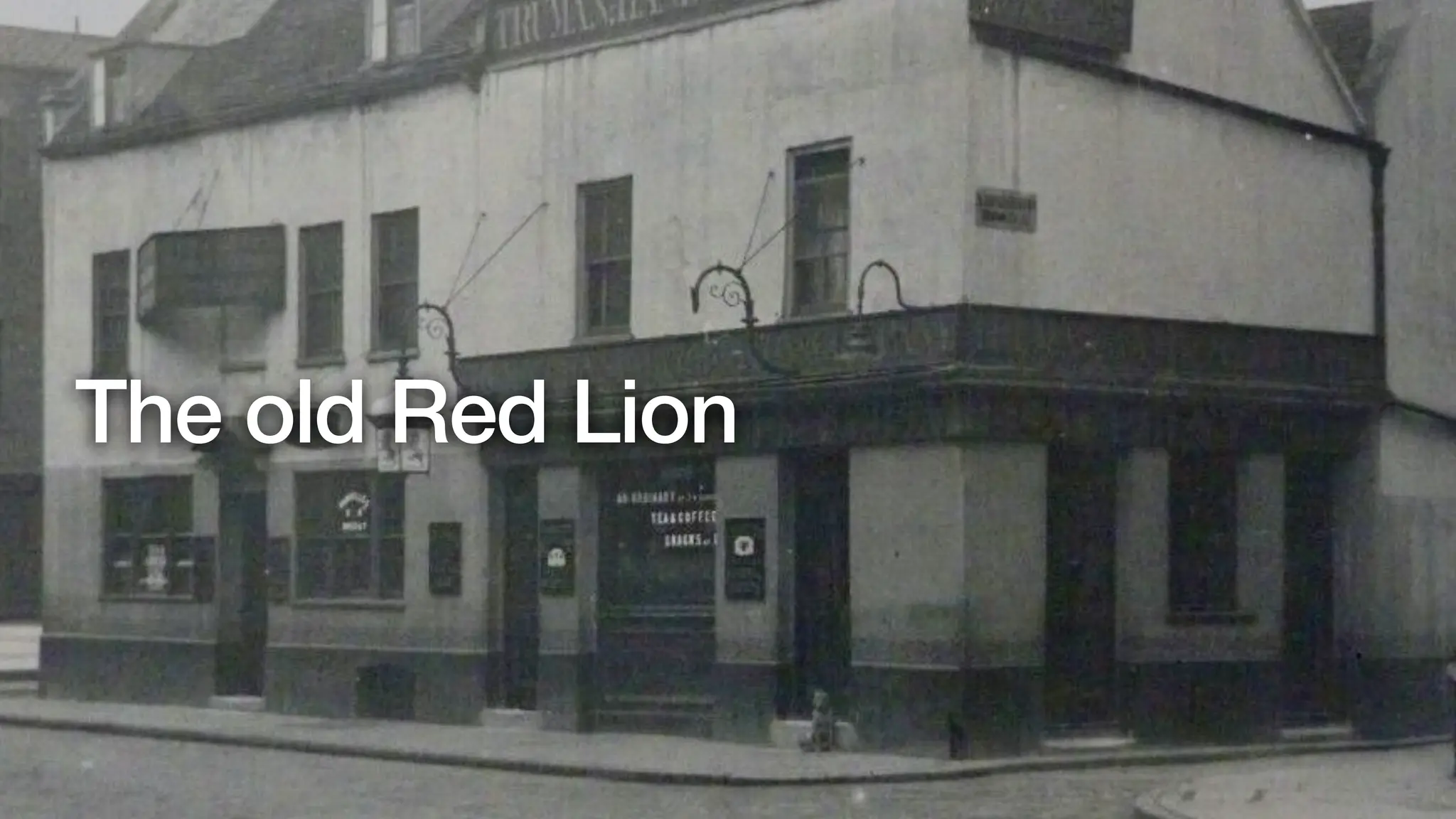The old Red Lion
 