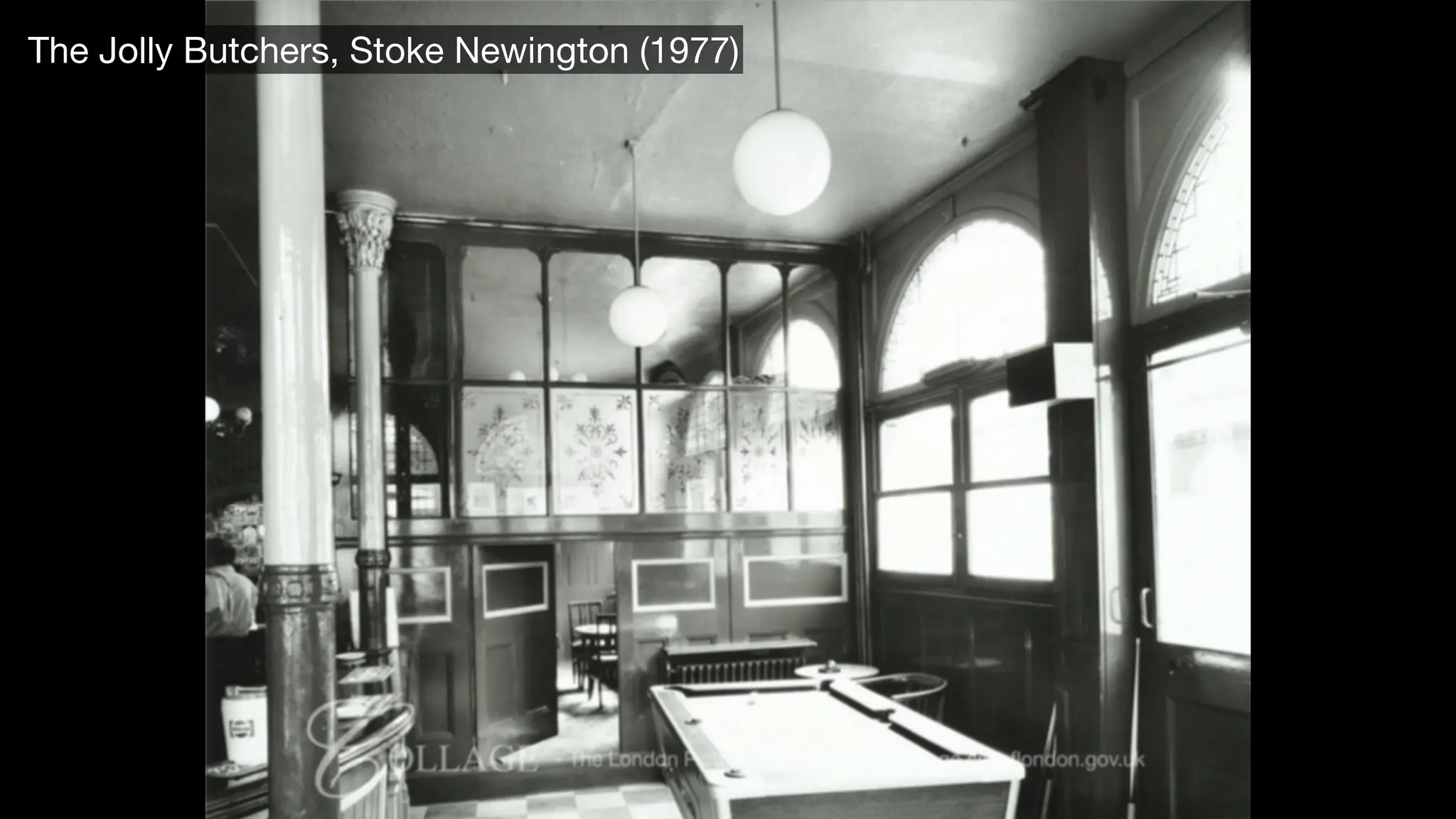 The Jolly Butchers, Stoke Newington (1977)
 