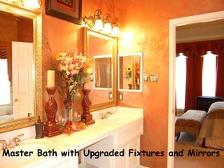 Master Bath with Upgraded Fixtures and Mirrors 