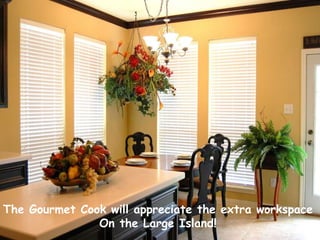 The Gourmet Cook will appreciate the extra workspace On the Large Island! 