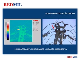 REDMIL

                                EQUIPAMENTOS ELÉCTRICOS




   LINHA AÉREA MT - SECCIONADOR – LIGAÇÃO INCORRECTA



                                                       REDMIL
 