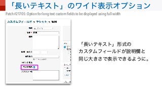Patch #21705: Option for long text custom ﬁelds to be displayed using full width
 
 
 