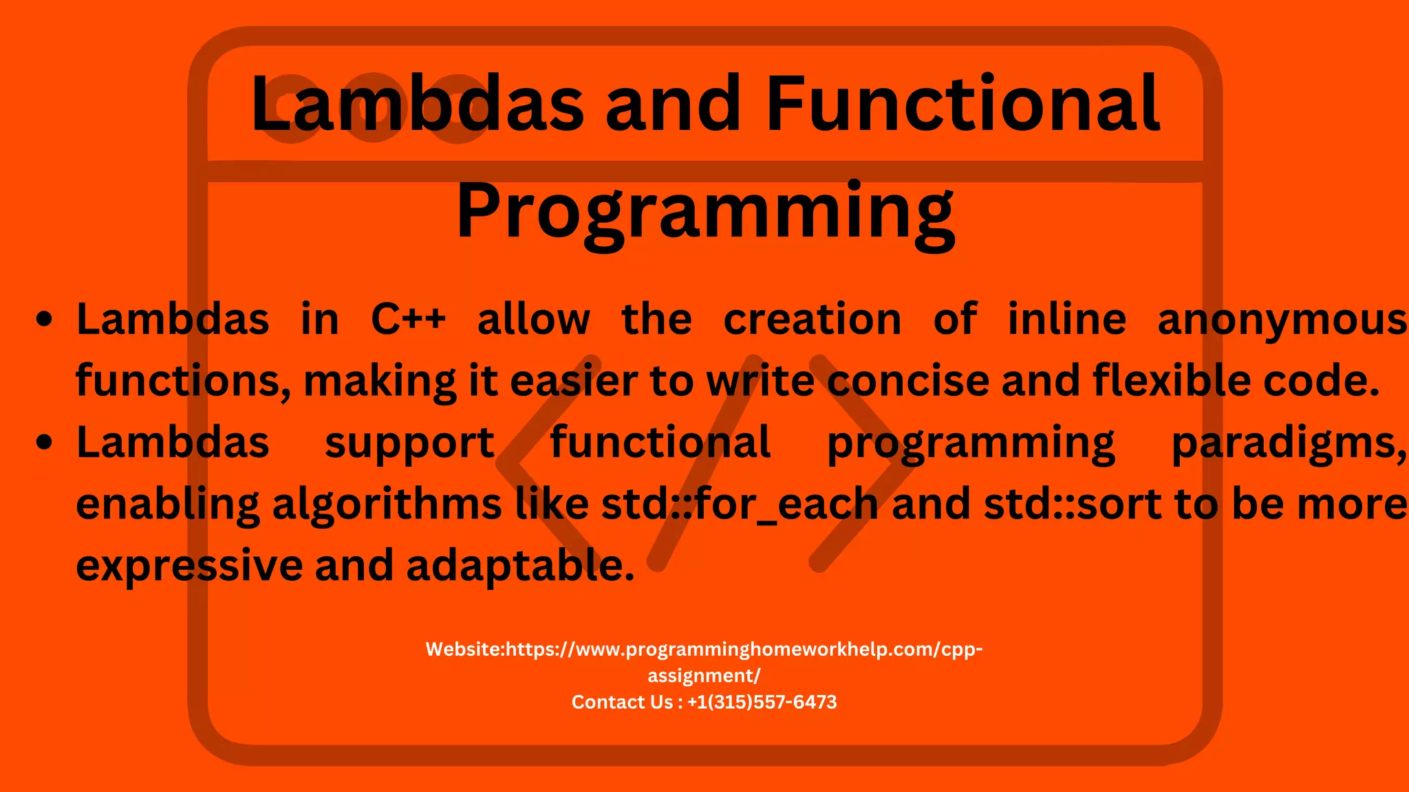 C++ programming concepts | PPT