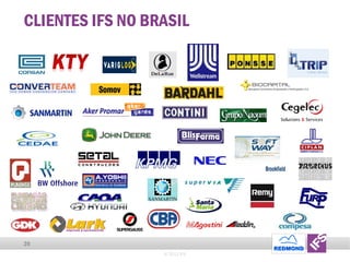 CLIENTES IFS NO BRASIL © 2011 IFS 