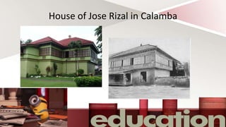 Calamba Rizal Graphics Rizal: Childhood years in Calamba | PPTX
