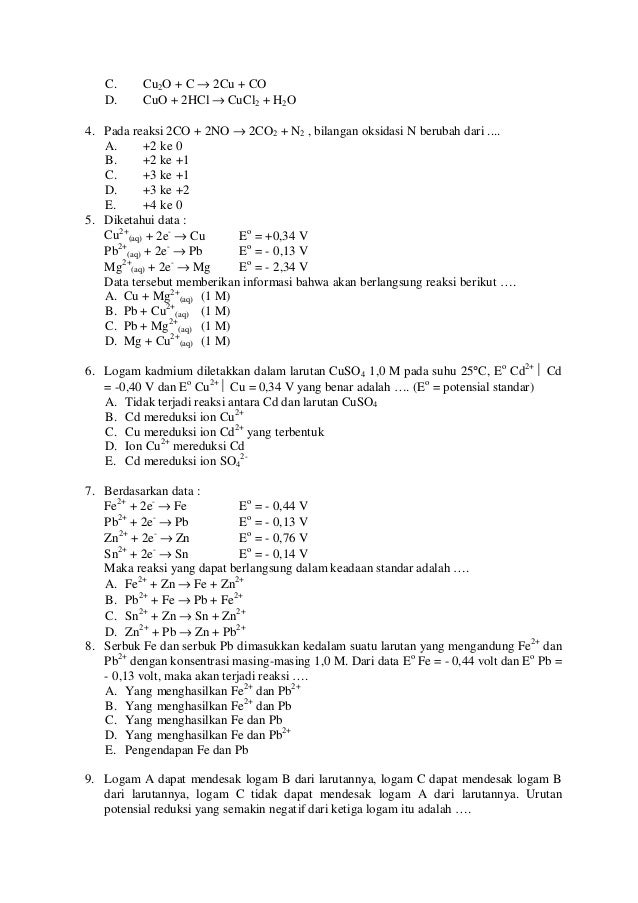 Redoks Dan Elektrokimia