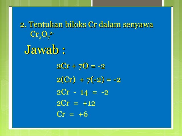 Contoh Soal Reaksi Redoks Dan Elektrokimia Kelas 12