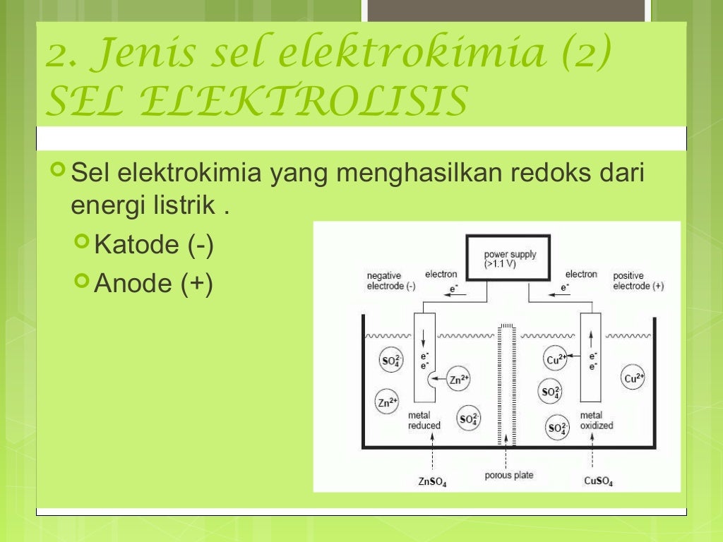 Redoks &amp; elektrokimia