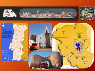 GPS
Lat38,649800º
(38º38'59,28"N)
Long7,548007º
(7º32'52,82"O)
 