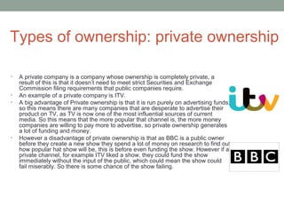 understand the structure and ownership of media sector | PPT