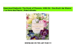 DOWNLOAD ON THE LAST PAGE !!!!
Download PDF Redouté. The Book of Flowers. 40th Ed.: Das Buch der Blume / Le livre des fleurs Online, Download PDF Redouté. The Book of Flowers. 40th Ed.: Das Buch der Blume / Le livre des fleurs, Full PDF Redouté. The Book of Flowers. 40th Ed.: Das Buch der Blume / Le livre des fleurs, All Ebook Redouté. The Book of Flowers. 40th Ed.: Das Buch der Blume / Le livre des fleurs, PDF and EPUB Redouté. The Book of Flowers. 40th Ed.: Das Buch der Blume / Le livre des fleurs, PDF ePub Mobi Redouté. The Book of Flowers. 40th Ed.: Das Buch der Blume / Le livre des fleurs, Downloading PDF Redouté. The Book of Flowers. 40th Ed.: Das Buch der Blume / Le livre des fleurs, Book PDF Redouté. The Book of Flowers. 40th Ed.: Das Buch der Blume / Le livre des fleurs, Read online Redouté. The Book of Flowers. 40th Ed.: Das Buch der Blume / Le livre des fleurs, Redouté. The Book of Flowers. 40th Ed.: Das Buch der Blume / Le livre des fleurs pdf, book pdf Redouté. The Book of Flowers. 40th Ed.: Das Buch der Blume / Le livre des fleurs, pdf Redouté. The Book of Flowers. 40th Ed.: Das Buch der Blume / Le livre des fleurs, epub Redouté. The Book of Flowers. 40th Ed.: Das Buch der Blume / Le livre des fleurs, pdf Redouté. The Book of Flowers. 40th Ed.: Das Buch der Blume / Le livre des fleurs, the book Redouté. The Book of Flowers. 40th Ed.: Das Buch der Blume / Le livre des fleurs, ebook Redouté. The Book of Flowers. 40th Ed.: Das Buch der Blume / Le livre des fleurs, Redouté. The Book of Flowers. 40th Ed.: Das Buch der Blume / Le livre des fleurs E-Books, Online Redouté. The Book of Flowers. 40th Ed.: Das Buch der Blume / Le livre des fleurs Book, pdf Redouté. The Book of Flowers. 40th Ed.: Das Buch der Blume / Le livre des fleurs, Redouté. The Book of Flowers. 40th Ed.: Das Buch der Blume / Le livre des fleurs E-Books, Redouté. The Book of Flowers. 40th Ed.: Das Buch der Blume / Le livre des fleurs Online Download Best Book Online Redouté. The Book of Flowers. 40th Ed.: Das Buch der
Blume / Le livre des fleurs, Download Online Redouté. The Book of Flowers. 40th Ed.: Das Buch der Blume / Le livre des fleurs Book, Read Online Redouté. The Book of Flowers. 40th Ed.: Das Buch der Blume / Le livre des fleurs E-Books, Download Redouté. The Book of Flowers. 40th Ed.: Das Buch der Blume / Le livre des fleurs Online, Download Best Book Redouté. The Book of Flowers. 40th Ed.: Das Buch der Blume / Le livre des fleurs Online, Pdf Books Redouté. The Book of Flowers. 40th Ed.: Das Buch der Blume / Le livre des fleurs, Read Redouté. The Book of Flowers. 40th Ed.: Das Buch der Blume / Le livre des fleurs Books Online Download Redouté. The Book of Flowers. 40th Ed.: Das Buch der Blume / Le livre des fleurs Full Collection, Read Redouté. The Book of Flowers. 40th Ed.: Das Buch der Blume / Le livre des fleurs Book, Read Redouté. The Book of Flowers. 40th Ed.: Das Buch der Blume / Le livre des fleurs Ebook Redouté. The Book of Flowers. 40th Ed.: Das Buch der Blume / Le livre des fleurs PDF Download online, Redouté. The Book of Flowers. 40th Ed.: Das Buch der Blume / Le livre des fleurs Ebooks, Redouté. The Book of Flowers. 40th Ed.: Das Buch der Blume / Le livre des fleurs pdf Download online, Redouté. The Book of Flowers. 40th Ed.: Das Buch der Blume / Le livre des fleurs Best Book, Redouté. The Book of Flowers. 40th Ed.: Das Buch der Blume / Le livre des fleurs Ebooks, Redouté. The Book of Flowers. 40th Ed.: Das Buch der Blume / Le livre des fleurs PDF, Redouté. The Book of Flowers. 40th Ed.: Das Buch der Blume / Le livre des fleurs Popular, Redouté. The Book of Flowers. 40th Ed.: Das Buch der Blume / Le livre des fleurs Read, Redouté. The Book of Flowers. 40th Ed.: Das Buch der Blume / Le livre des fleurs Full PDF, Redouté. The Book of Flowers. 40th Ed.: Das Buch der Blume / Le livre des fleurs PDF, Redouté. The Book of Flowers. 40th Ed.: Das Buch der Blume / Le livre des fleurs PDF, Redouté. The Book of Flowers. 40th Ed.: Das Buch der Blume / Le livre des
fleurs PDF Online, Redouté. The Book of Flowers. 40th Ed.: Das Buch der Blume / Le livre des fleurs Books Online, Redouté. The Book of Flowers. 40th Ed.: Das Buch der Blume / Le livre des fleurs Ebook, Redouté. The Book of Flowers. 40th Ed.: Das Buch der Blume / Le livre des fleurs Book, Redouté. The Book of Flowers. 40th Ed.: Das Buch der Blume / Le livre des fleurs Full Popular PDF, PDF Redouté. The Book of Flowers. 40th Ed.: Das Buch der Blume / Le livre des fleurs Read Book PDF Redouté. The Book of Flowers. 40th Ed.: Das Buch der Blume / Le livre des fleurs, Download online PDF Redouté. The Book of Flowers. 40th Ed.: Das Buch der Blume / Le livre des fleurs, PDF Redouté. The Book of Flowers. 40th Ed.: Das Buch der Blume / Le livre des fleurs Popular, PDF Redouté. The Book of Flowers. 40th Ed.: Das Buch der Blume / Le livre des fleurs, PDF Redouté. The Book of Flowers. 40th Ed.: Das Buch der Blume / Le livre des fleurs Ebook, Best Book Redouté. The Book of Flowers. 40th Ed.: Das Buch der Blume / Le livre des fleurs, PDF Redouté. The Book of Flowers. 40th Ed.: Das Buch der Blume / Le livre des fleurs Collection, PDF Redouté. The Book of Flowers. 40th Ed.: Das Buch der Blume / Le livre des fleurs Full Online, epub Redouté. The Book of Flowers. 40th Ed.: Das Buch der Blume / Le livre des fleurs, ebook Redouté. The Book of Flowers. 40th Ed.: Das Buch der Blume / Le livre des fleurs, ebook Redouté. The Book of Flowers. 40th Ed.: Das Buch der Blume / Le livre des fleurs, epub Redouté. The Book of Flowers. 40th Ed.: Das Buch der Blume / Le livre des fleurs, full book Redouté. The Book of Flowers. 40th Ed.: Das Buch der Blume / Le livre des fleurs, online Redouté. The Book of Flowers. 40th Ed.: Das Buch der Blume / Le livre des fleurs, online Redouté. The Book of Flowers. 40th Ed.: Das Buch der Blume / Le livre des fleurs, online pdf Redouté. The Book of Flowers. 40th Ed.: Das Buch der Blume / Le livre des fleurs, pdf Redouté. The Book of Flowers. 40th Ed.: Das Buch der Blume
/ Le livre des fleurs, Redouté. The Book of Flowers. 40th Ed.: Das Buch der Blume / Le livre des fleurs Book, Online Redouté. The Book of Flowers. 40th Ed.: Das Buch der Blume / Le livre des fleurs Book, PDF Redouté. The Book of Flowers. 40th Ed.: Das Buch der Blume / Le livre des fleurs, PDF Redouté. The Book of Flowers. 40th Ed.: Das Buch der Blume / Le livre des fleurs Online, pdf Redouté. The Book of Flowers. 40th Ed.: Das Buch der Blume / Le livre des fleurs, Download online Redouté. The Book of Flowers. 40th Ed.: Das Buch der Blume / Le livre des fleurs, Redouté. The Book of Flowers. 40th Ed.: Das Buch der Blume / Le livre des fleurs pdf, Redouté. The Book of Flowers. 40th Ed.: Das Buch der Blume / Le livre des fleurs, book pdf Redouté. The Book of Flowers. 40th Ed.: Das Buch der Blume / Le livre des fleurs, pdf Redouté. The Book of Flowers. 40th Ed.: Das Buch der Blume / Le livre des fleurs, epub Redouté. The Book of Flowers. 40th Ed.: Das Buch der Blume / Le livre des fleurs, pdf Redouté. The Book of Flowers. 40th Ed.: Das Buch der Blume / Le livre des fleurs, the book Redouté. The Book of Flowers. 40th Ed.: Das Buch der Blume / Le livre des fleurs, ebook Redouté. The Book of Flowers. 40th Ed.: Das Buch der Blume / Le livre des fleurs, Redouté. The Book of Flowers. 40th Ed.: Das Buch der Blume / Le livre des fleurs E-Books, Online Redouté. The Book of Flowers. 40th Ed.: Das Buch der Blume / Le livre des fleurs Book, pdf Redouté. The Book of Flowers. 40th Ed.: Das Buch der Blume / Le livre des fleurs, Redouté. The Book of Flowers. 40th Ed.: Das Buch der Blume / Le livre des fleurs E-Books, Redouté. The Book of Flowers. 40th Ed.: Das Buch der Blume / Le livre des fleurs Online, Read Best Book Online Redouté. The Book of Flowers. 40th Ed.: Das Buch der Blume / Le livre des fleurs, Download Redouté. The Book of Flowers. 40th Ed.: Das Buch der Blume / Le livre des fleurs PDF files, Read Redouté. The Book of Flowers. 40th Ed.: Das Buch der Blume / Le livre des fleurs PDF
files
Download Redouté. The Book of Flowers. 40th Ed.: Das Buch der Blume
/ Le livre des fleurs | Read eBooks
 