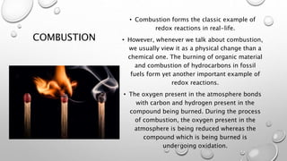 Oxidation Reaction In Daily Life