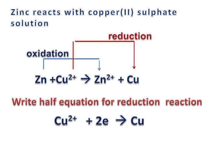 Redox= quiz part 1 with answers