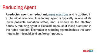 Redox Reaction (Reduction and Oxidation Reaction) | PDF