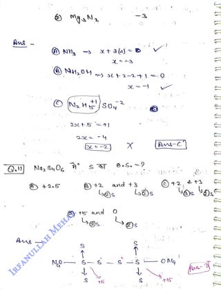 An
<br>
Na, S4O6
<br>
4+2.5
<br>
S)+2 and t3
<br>
s.
<br>
X
<br>
SS
<br>
Lss
<br>
(C)+2, +3
<br>
 