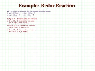 Presentation on RedOx Reaction Step by step guide | PPT