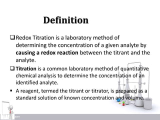Redox titration
