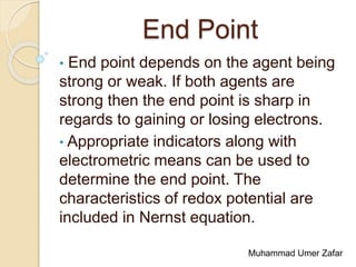 Redox titrations | PPTX