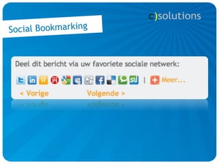 Social Bookmarking
 