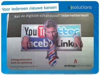 Voor iedereen nieuwe kansen
 