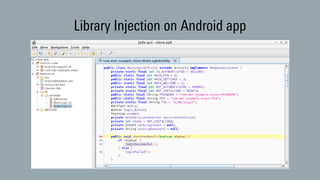 Library Injection on Android app
 