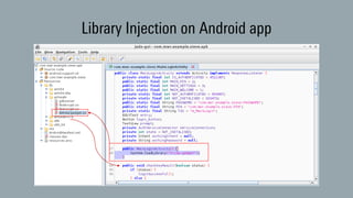 Library Injection on Android app
 