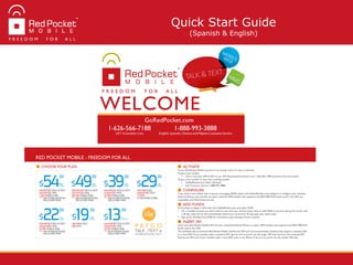 Quick Start Guide
(Spanish & English)
 