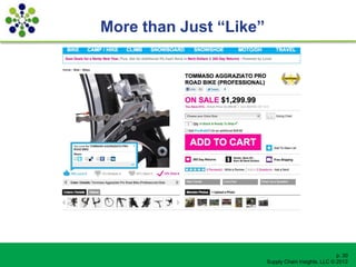 More than Just “Like”




                                                     p. 30
                        Supply Chain Insights, LLC © 2012
 
