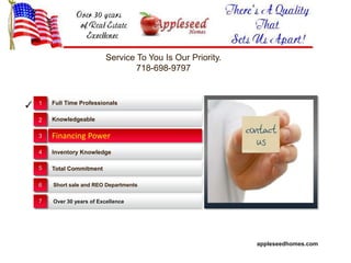   Help you establish a fair asking price that also meets your goals.