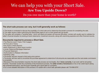   Design a customized marketing plan that will promote your home  to give you maximum exposure.