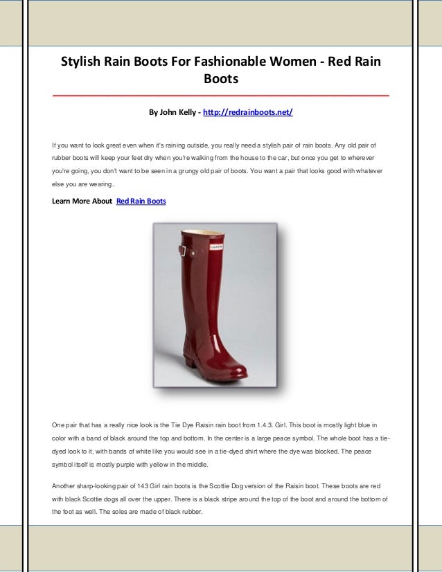 red white and blue rain boots