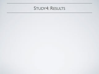 STUDY4: RESULTS
 